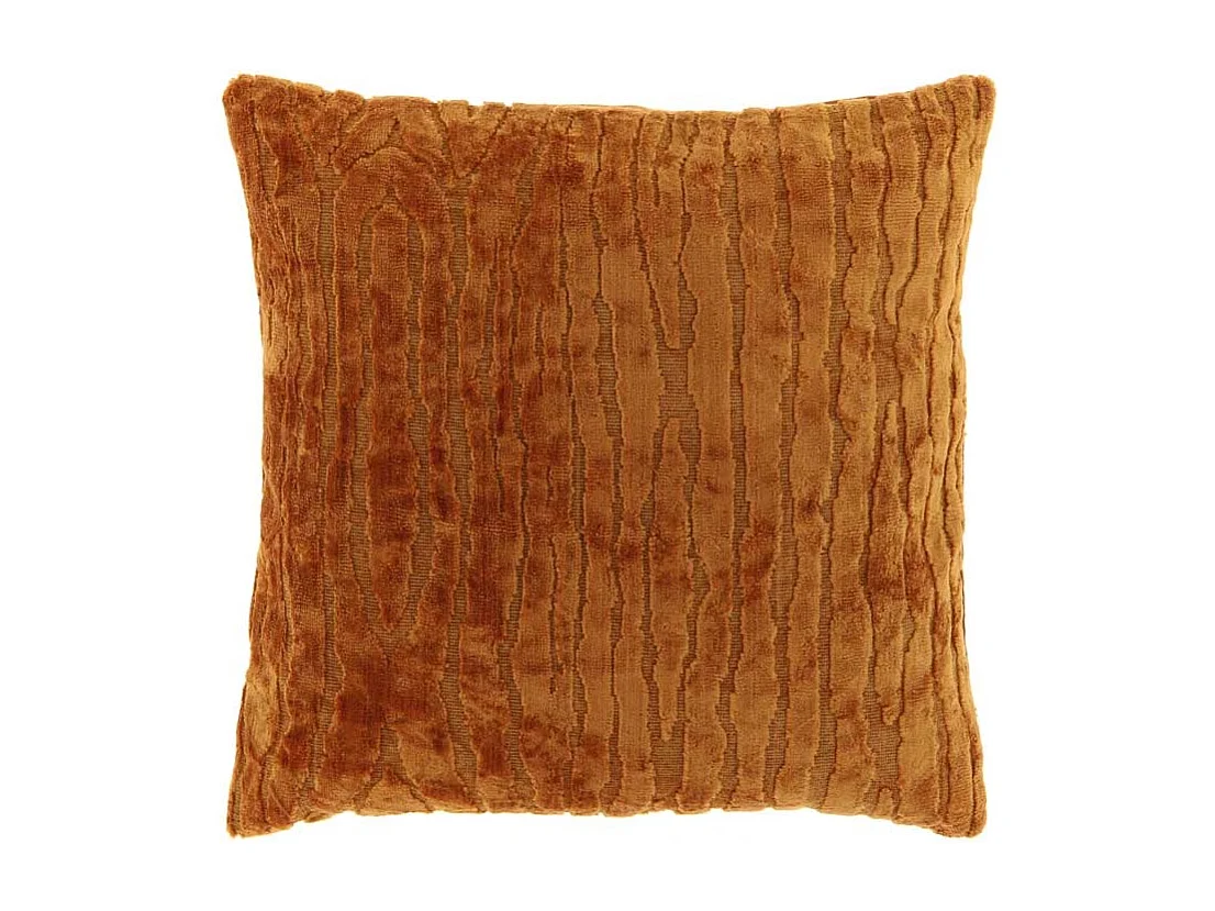 Coussin Dovi 45x45cm Cuir Marron