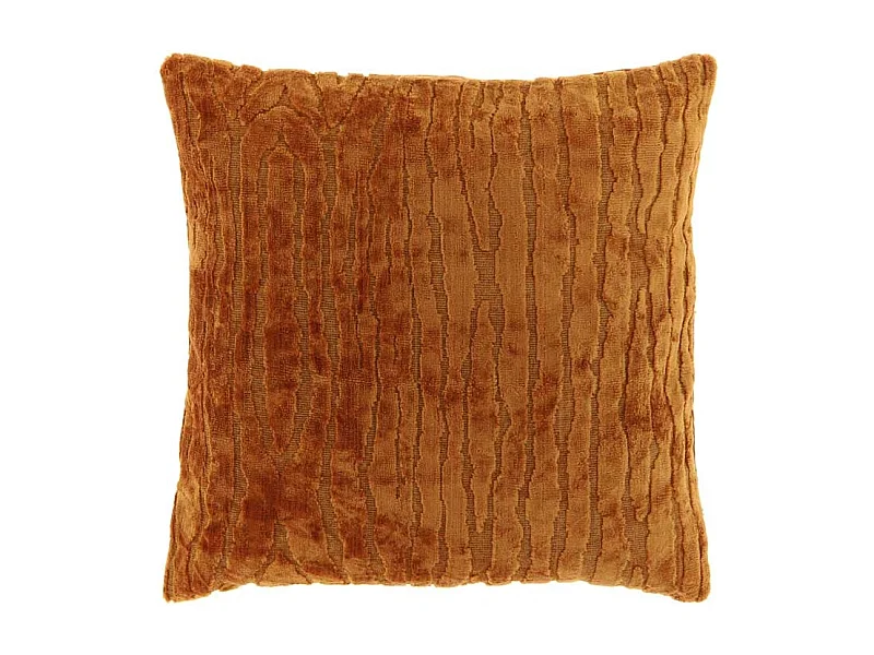Coussin Dovi 45x45cm Cuir Marron