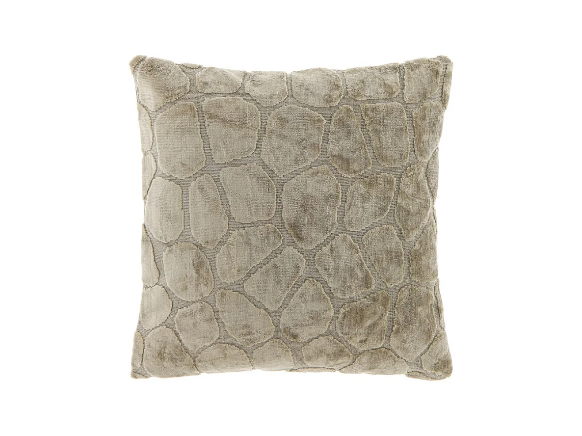 Coussin Elina 45x45cm Château Gris