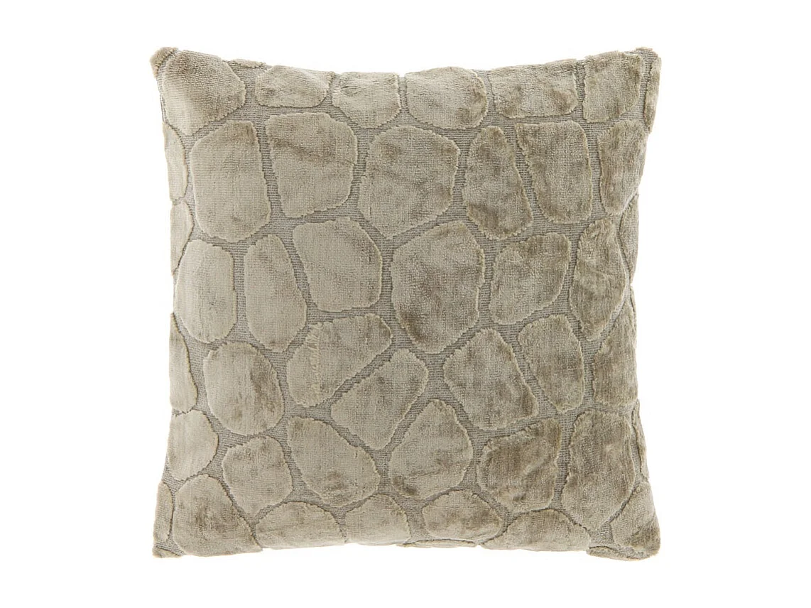 Coussin Elina 45x45cm Château Gris