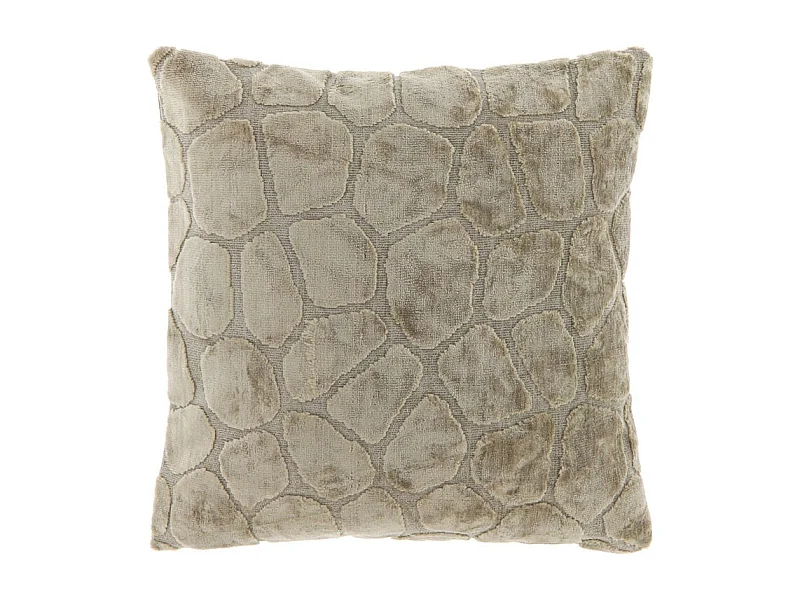 Coussin Elina 45x45cm Château Gris