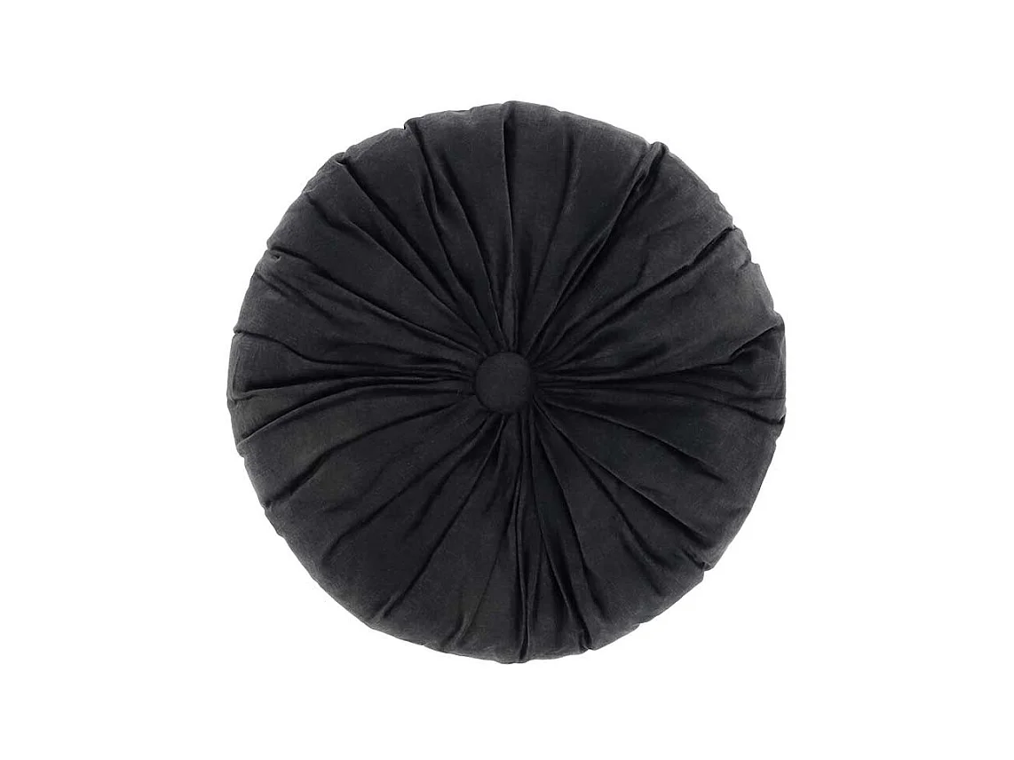 Coussin Basics 40 cm Ø Noir