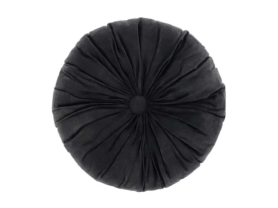 Coussin Basics 40 cm Ø Noir