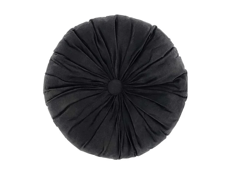Kissen Basics 40cm Ø Schwarz