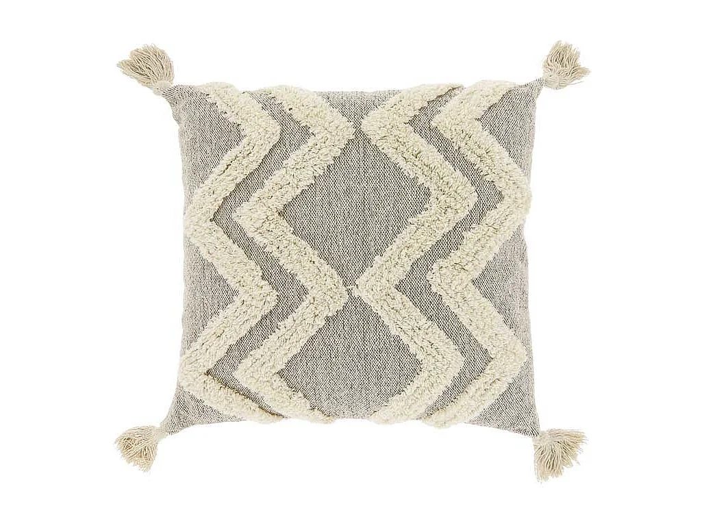 Sierkussen Dahlia Taupe -45x45cm