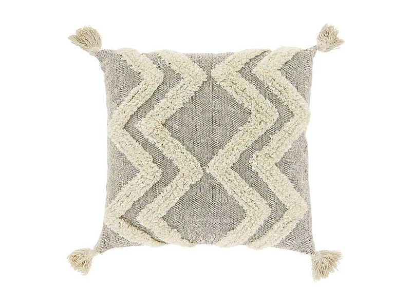 Sierkussen Dahlia Taupe -45x45cm