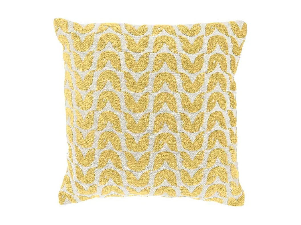 Coussin décoratif Gozi Jaune Citron -45x45cm