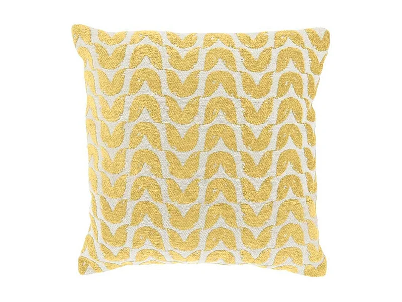 Sierkussen Gozi Lemon Yellow -45x45cm
