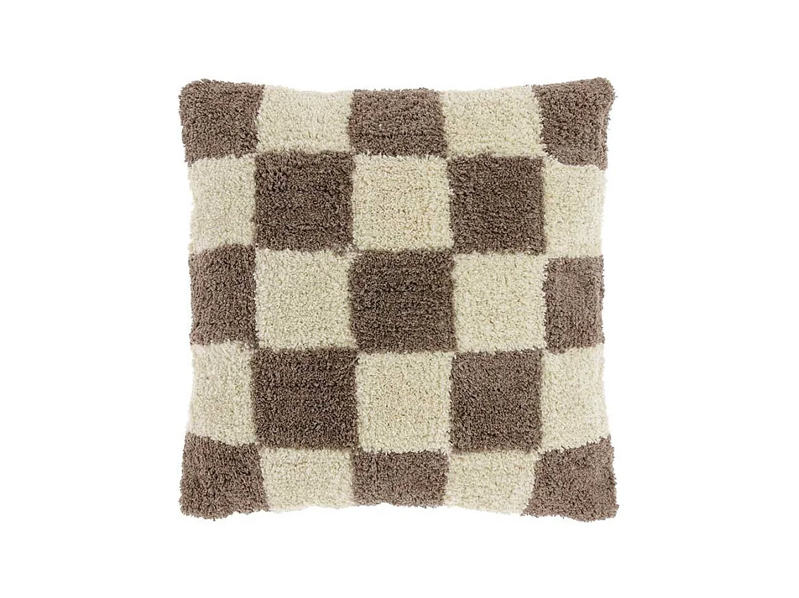 Coussin décoratif Ziva Taupe -45x45cm