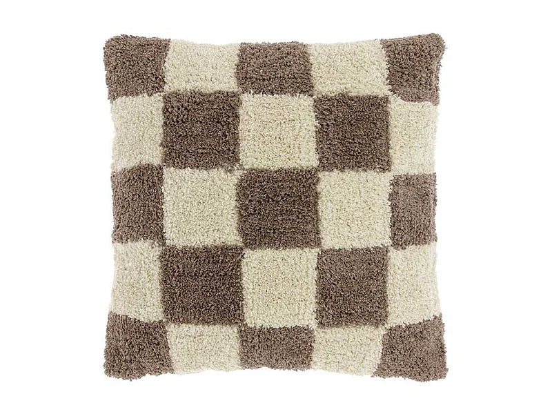 Coussin décoratif Ziva Taupe -45x45cm