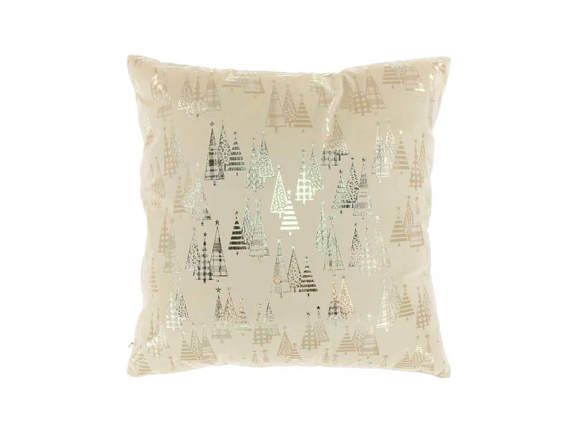 Coussin Olga 45x45cm Ivoire