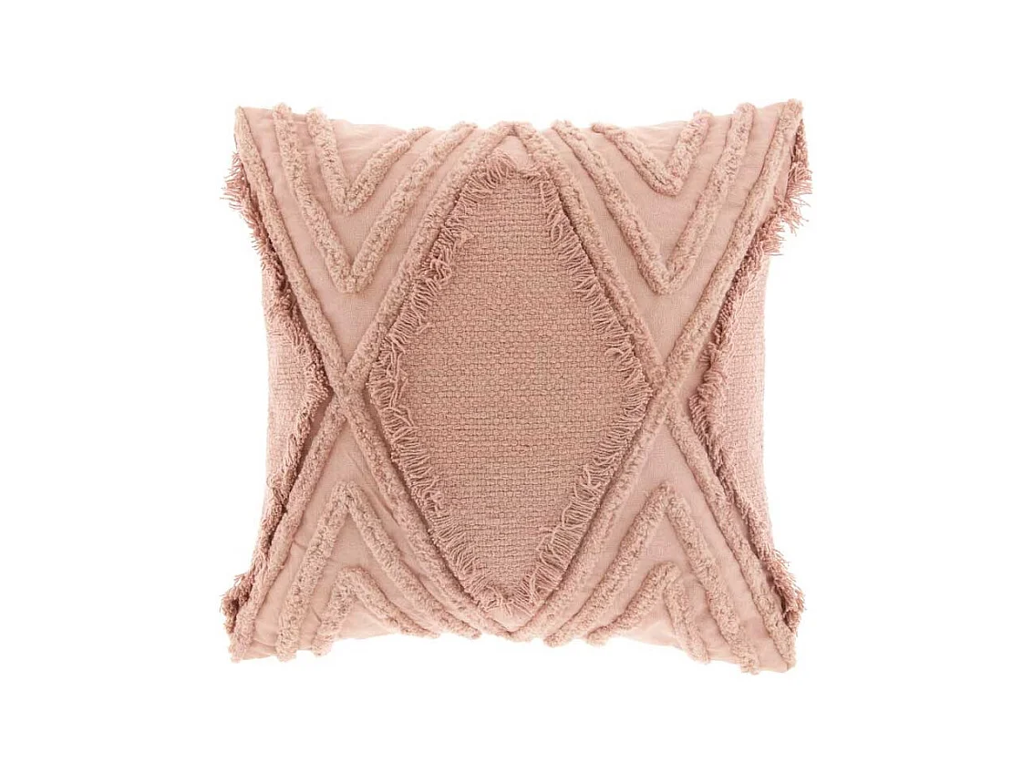 Coussin Crato - 45x45cm - vieux rose