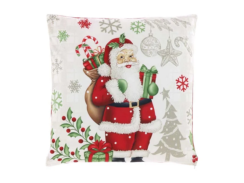 Kissen Jilly 45x45cm Weihnachtsmann und Geschenke