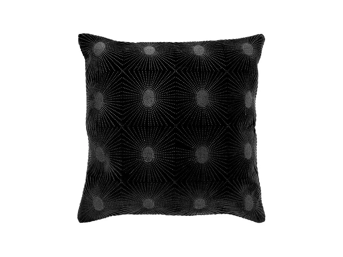 Coussin décoratif Nela Noir -45x45cm