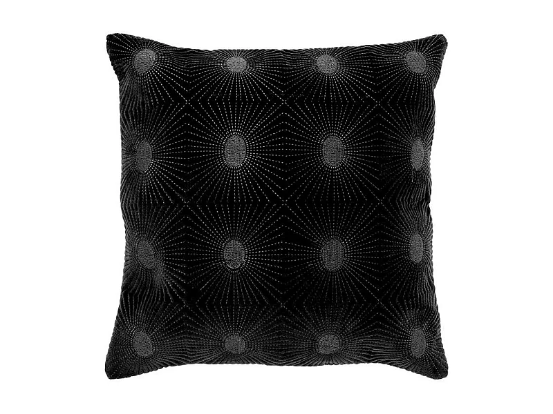 Coussin décoratif Nela Noir -45x45cm
