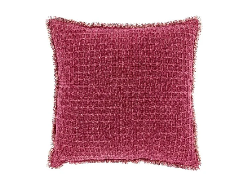 Perlenkissen – 45 x 45 cm – Fuchsie