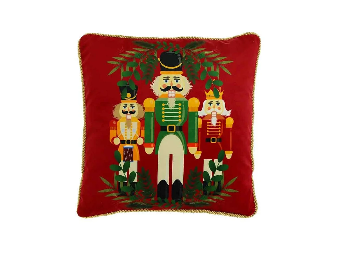 Dekokissen Nussknacker Rot - 45x45cm