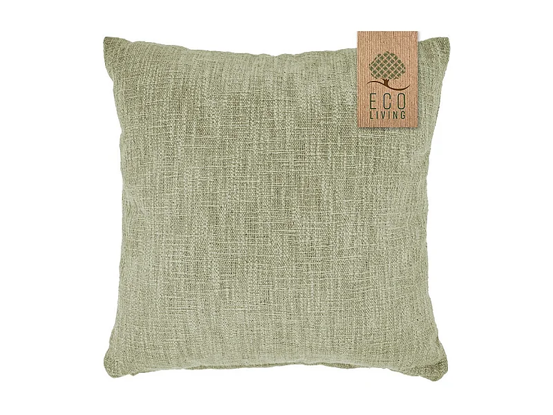Coussin Liza ECO - 45x45cm - vert thé
