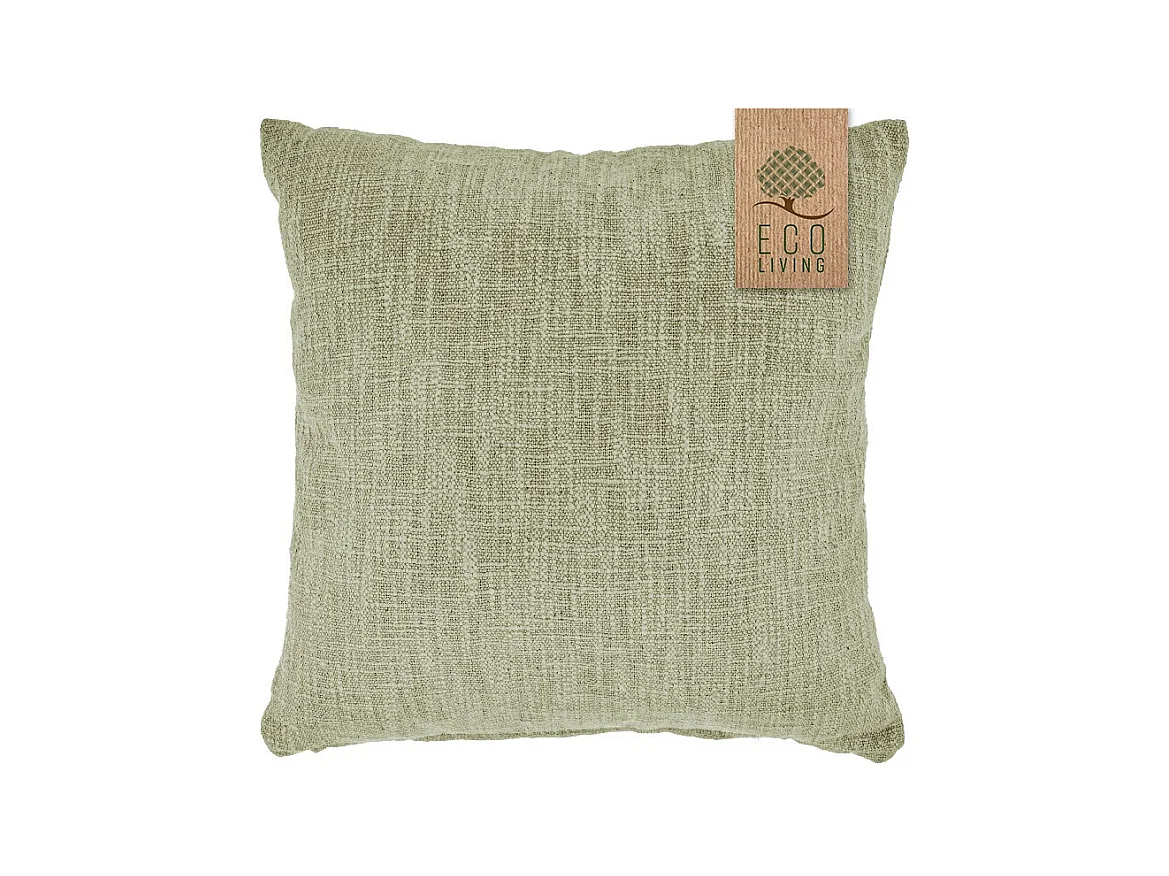 Coussin Liza ECO - 45x45cm - vert thé