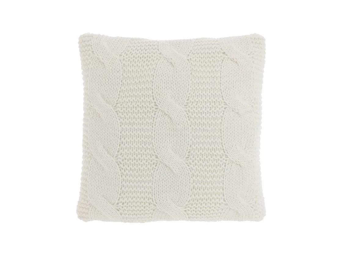Coussin décoratif Maria Dove Blanc - 45x45cm