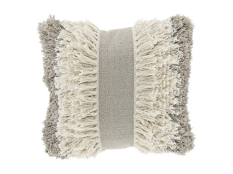 Ziggy Chateau Graues Dekokissen – 45 x 45 cm