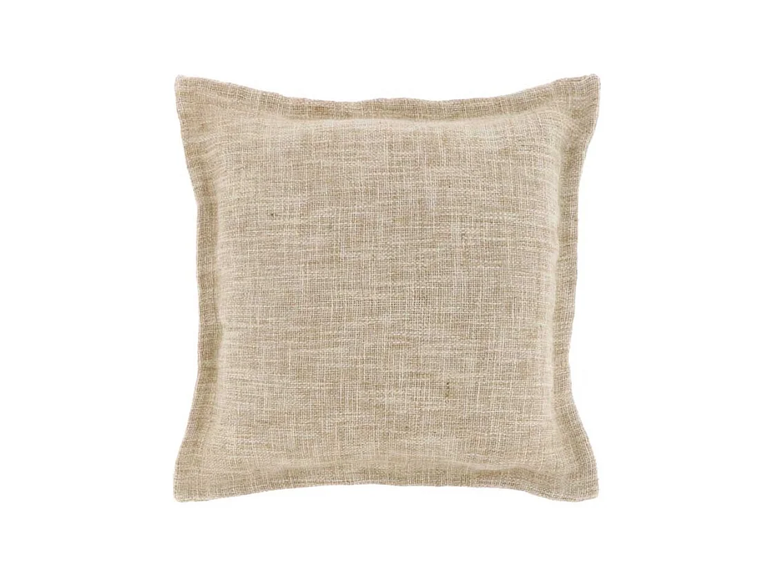 Coussin Nessa 45x45cm Naturel
