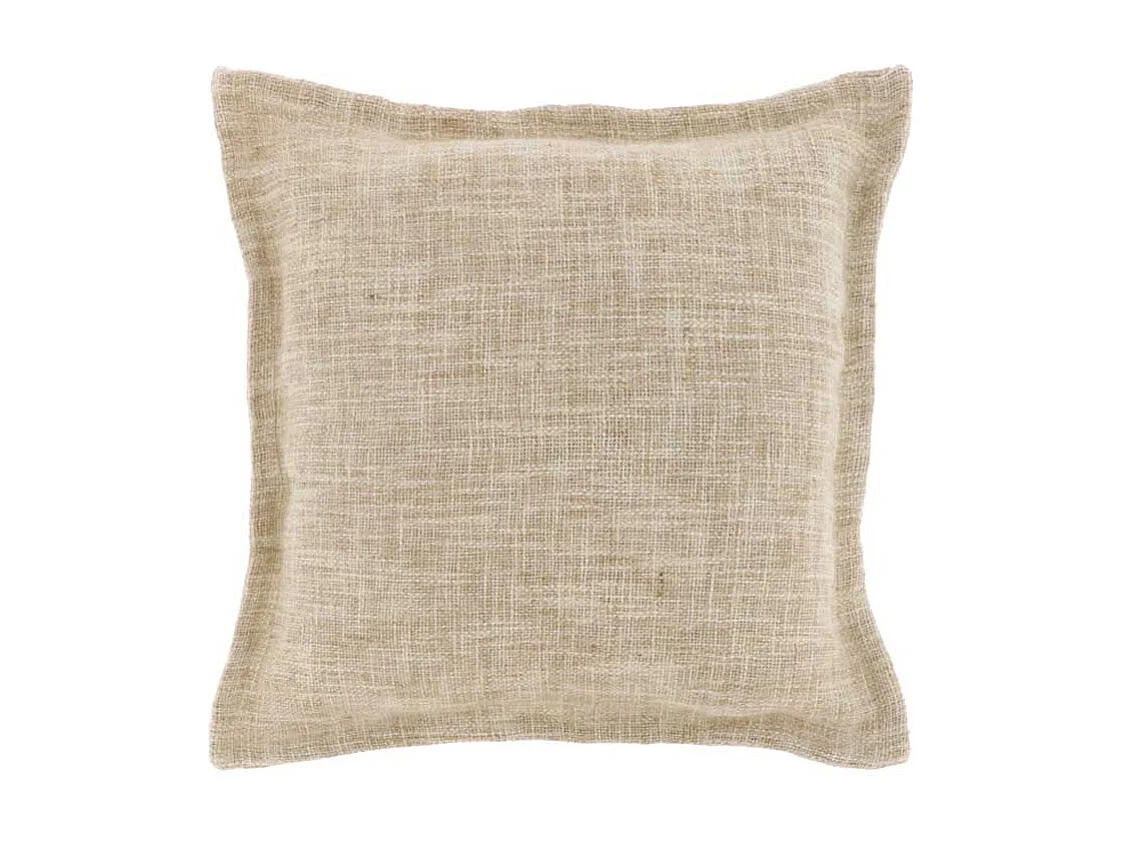 Coussin Nessa 45x45cm Naturel