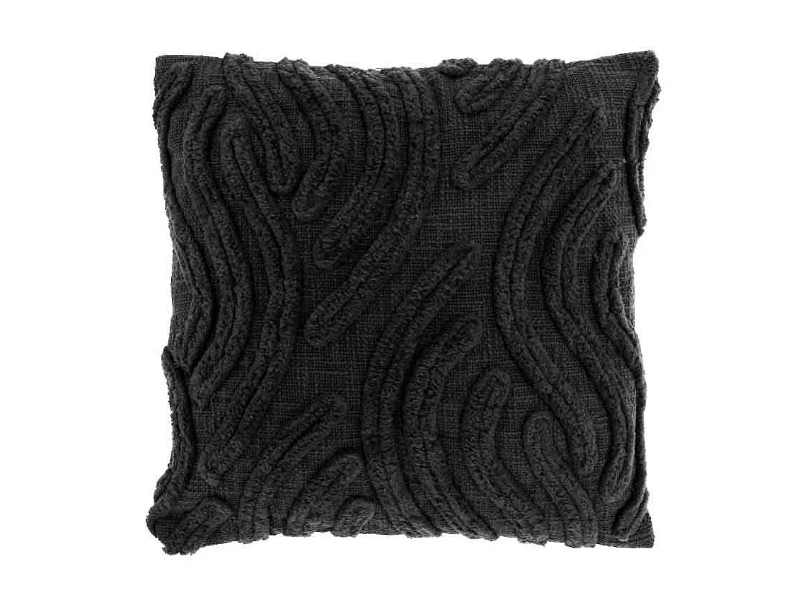 Coussin décoratif Paros Noir - 45x45cm