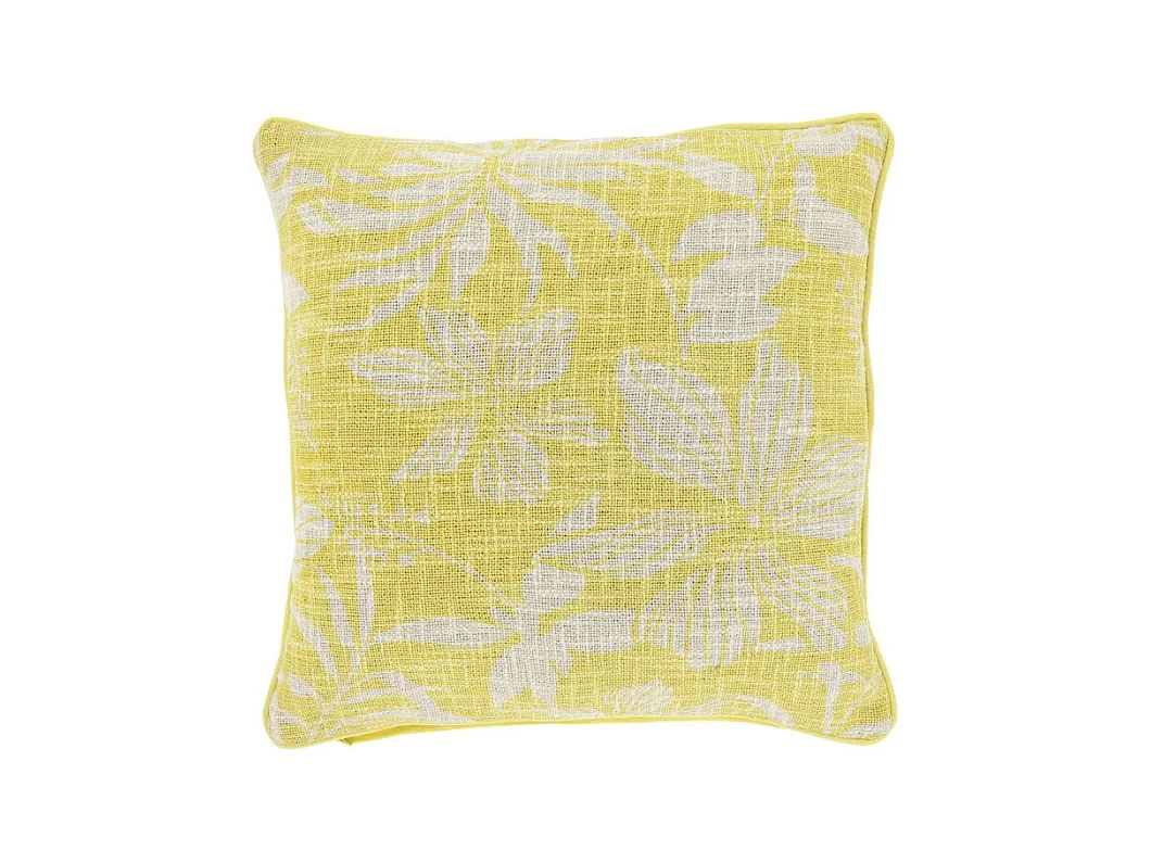 Coussin décoratif Keoni Jaune Citron -45x45cm