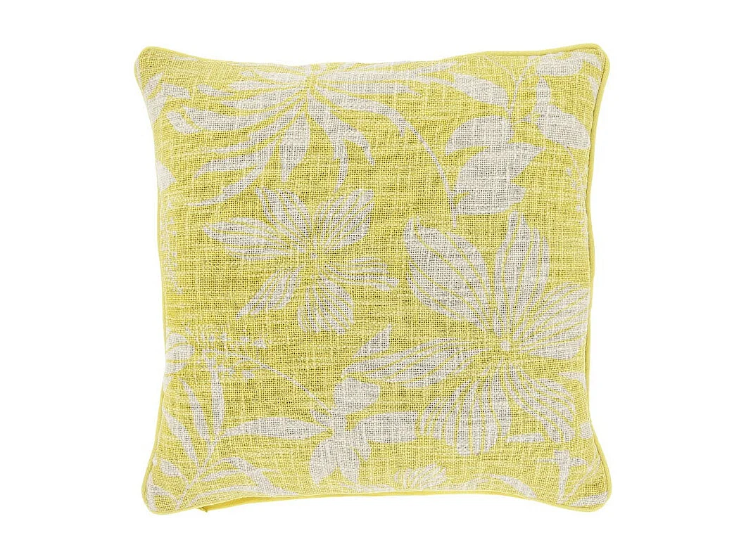 Coussin décoratif Keoni Jaune Citron -45x45cm