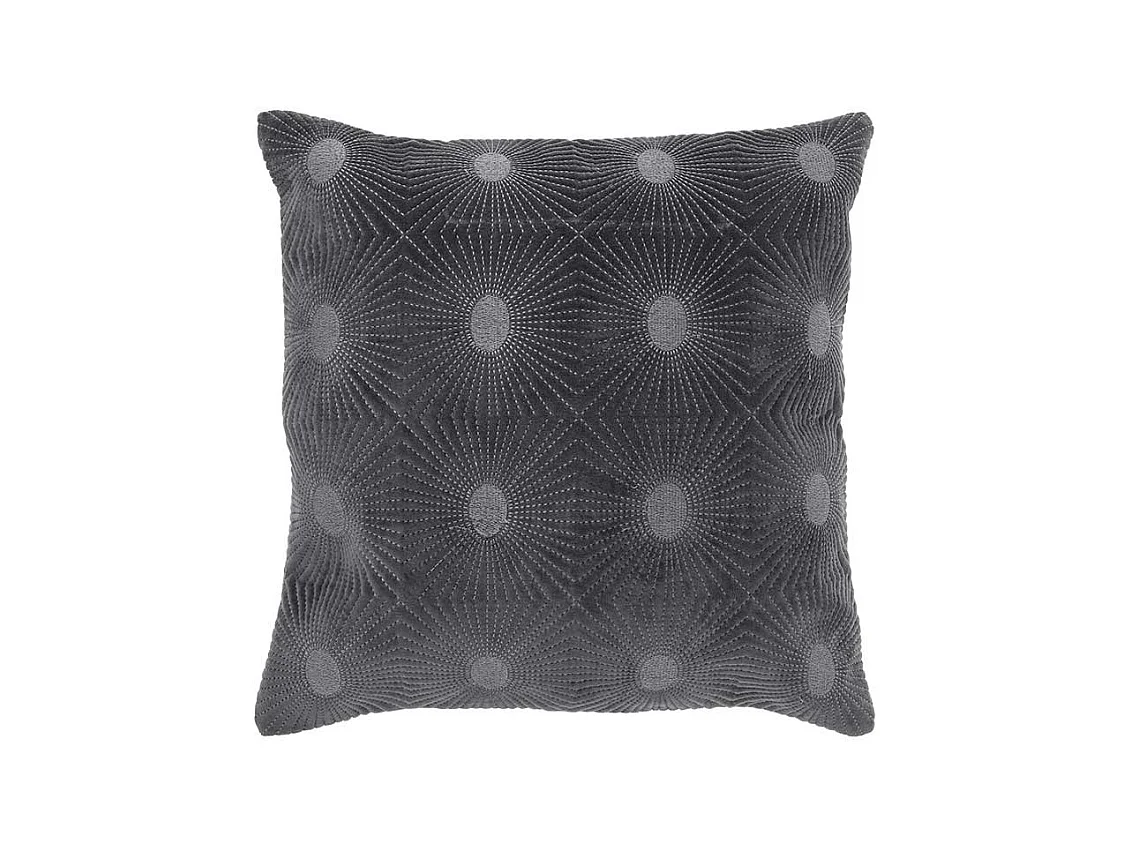 Coussin décoratif Nela Gris Foncé -45x45cm