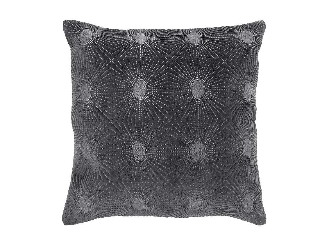 Coussin décoratif Nela Gris Foncé -45x45cm