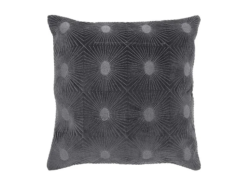 Coussin décoratif Nela Gris Foncé -45x45cm