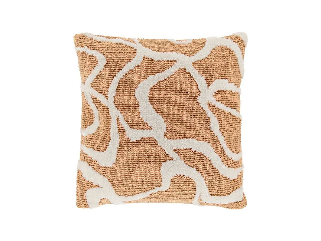 Coussin décoratif Nanou Abricot -45x45cm