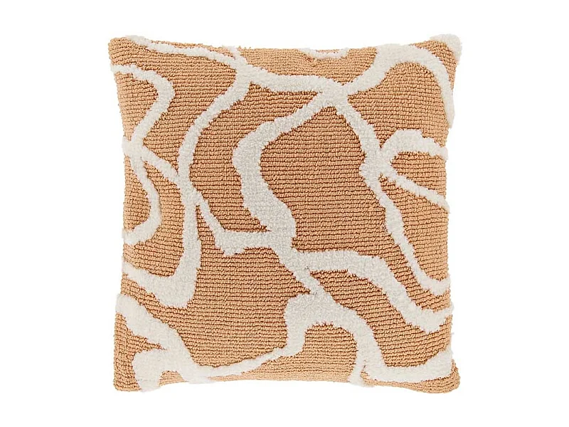 Coussin décoratif Nanou Abricot -45x45cm