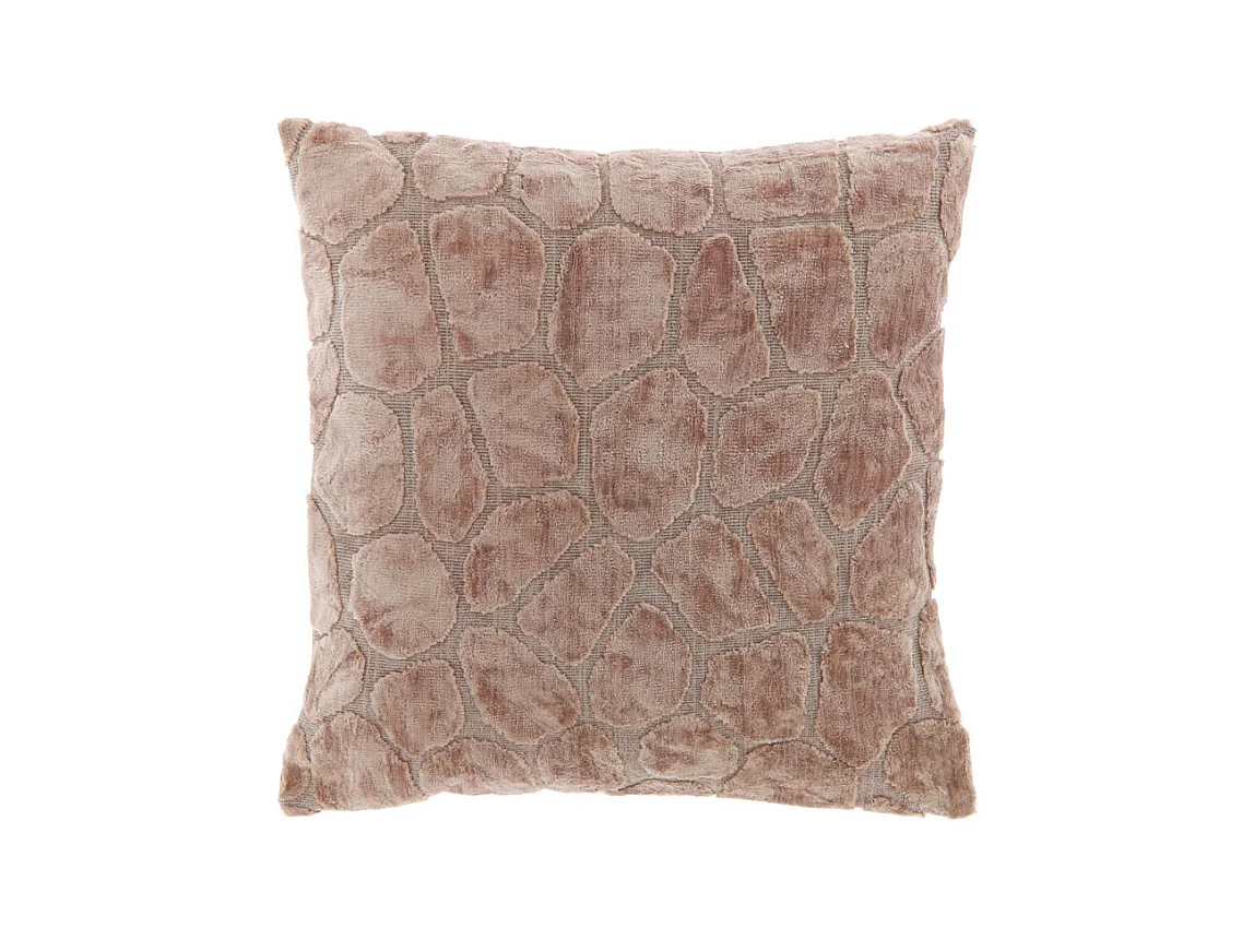 Coussin Elina 45x45cm Vieux Rose