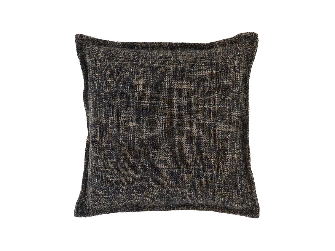 Coussin Nessa 45x45cm Noir