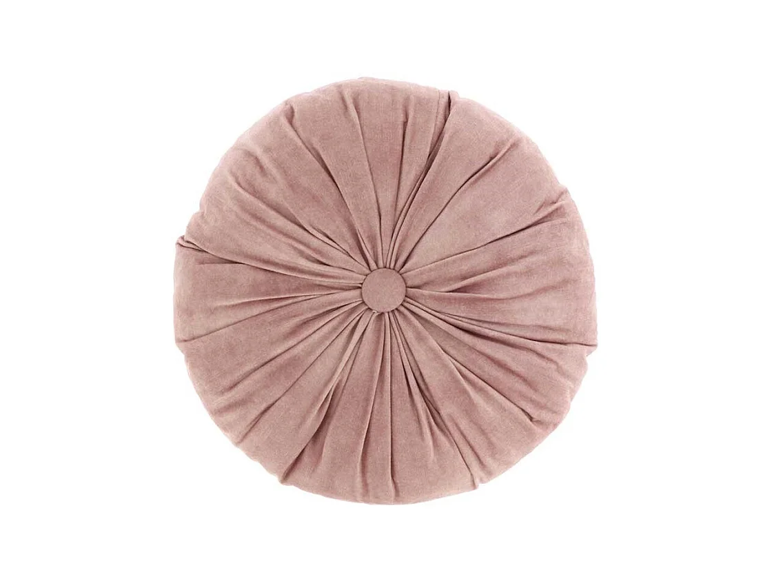 Coussin Basics 40cm Ø Vieux Rose