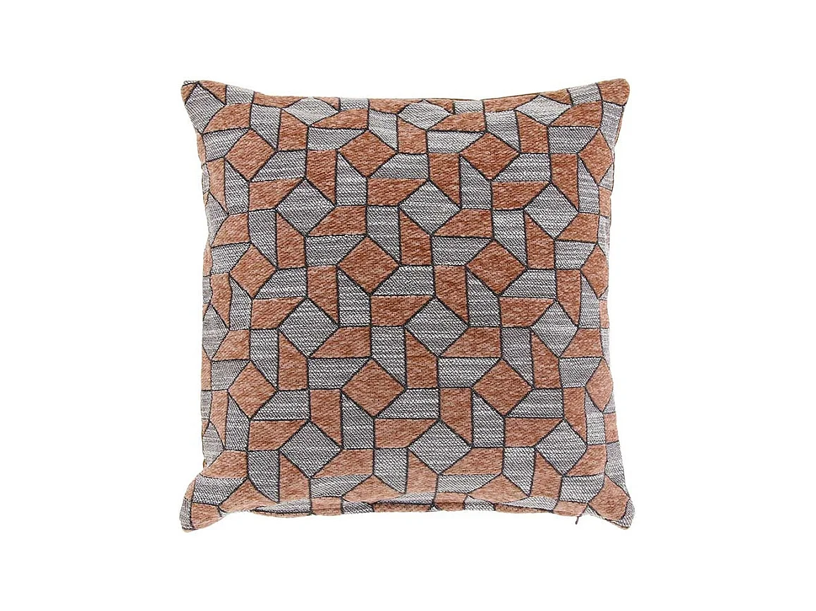 Coussin Laslo - 45x45cm - Cuir Marron