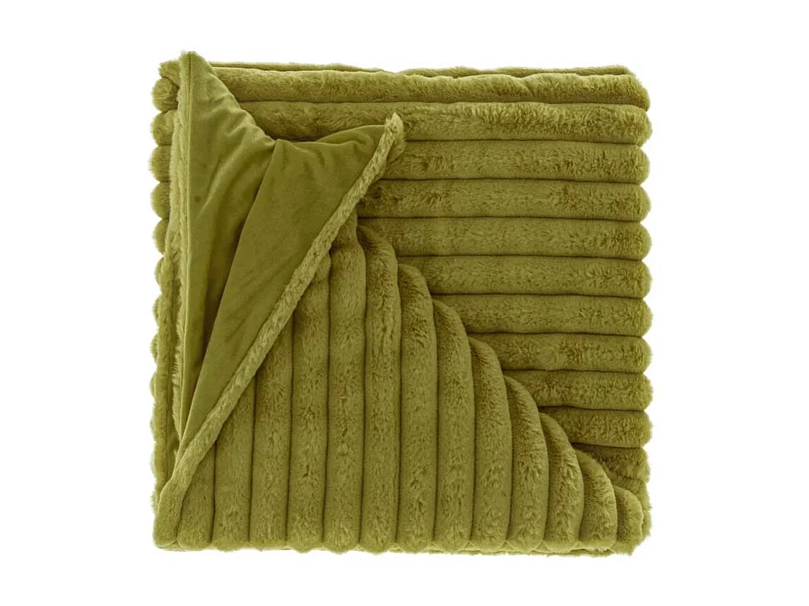 Plaid Peppe 150x200cm Moosgrün