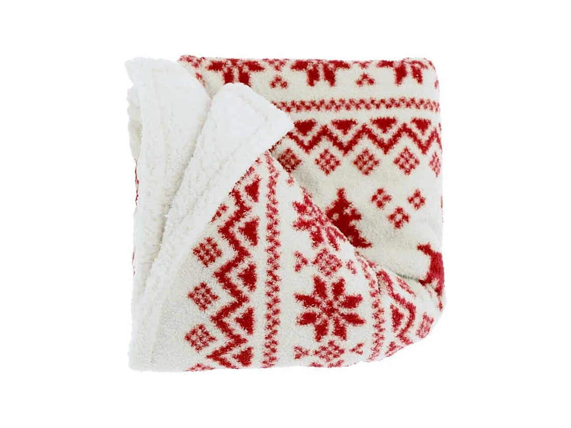 Plaid Mirre Rouge - 130x160cm