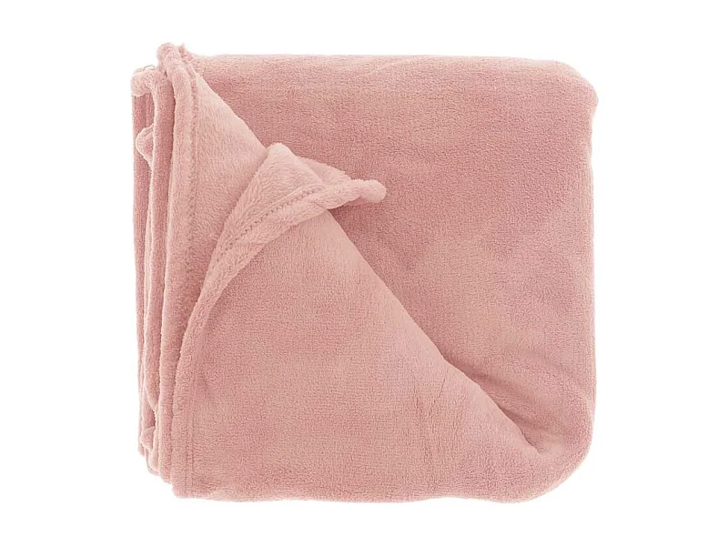 Plaid Claudi 130x160cm Vieux Rose