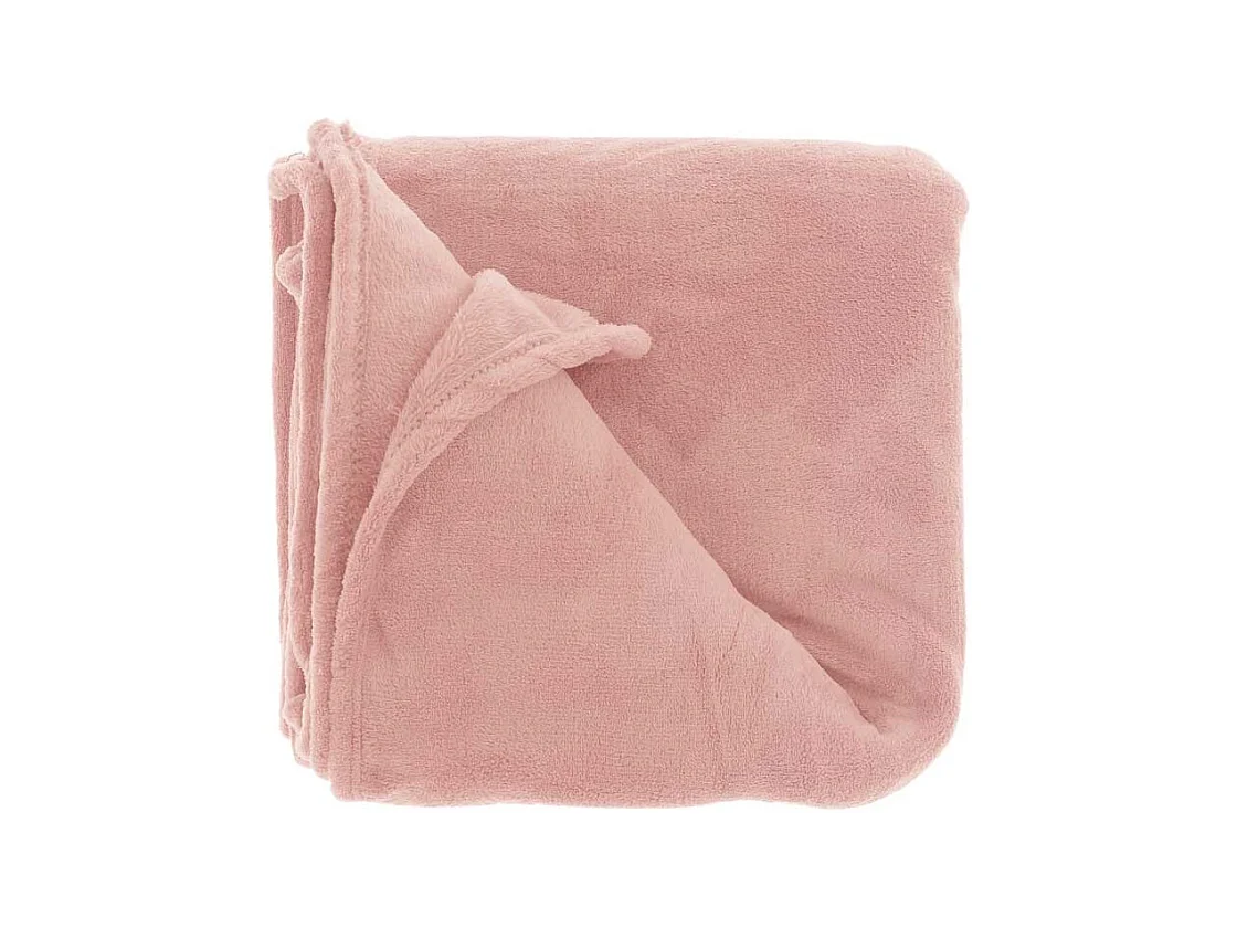 Plaid Claudi 130x160cm Vieux Rose