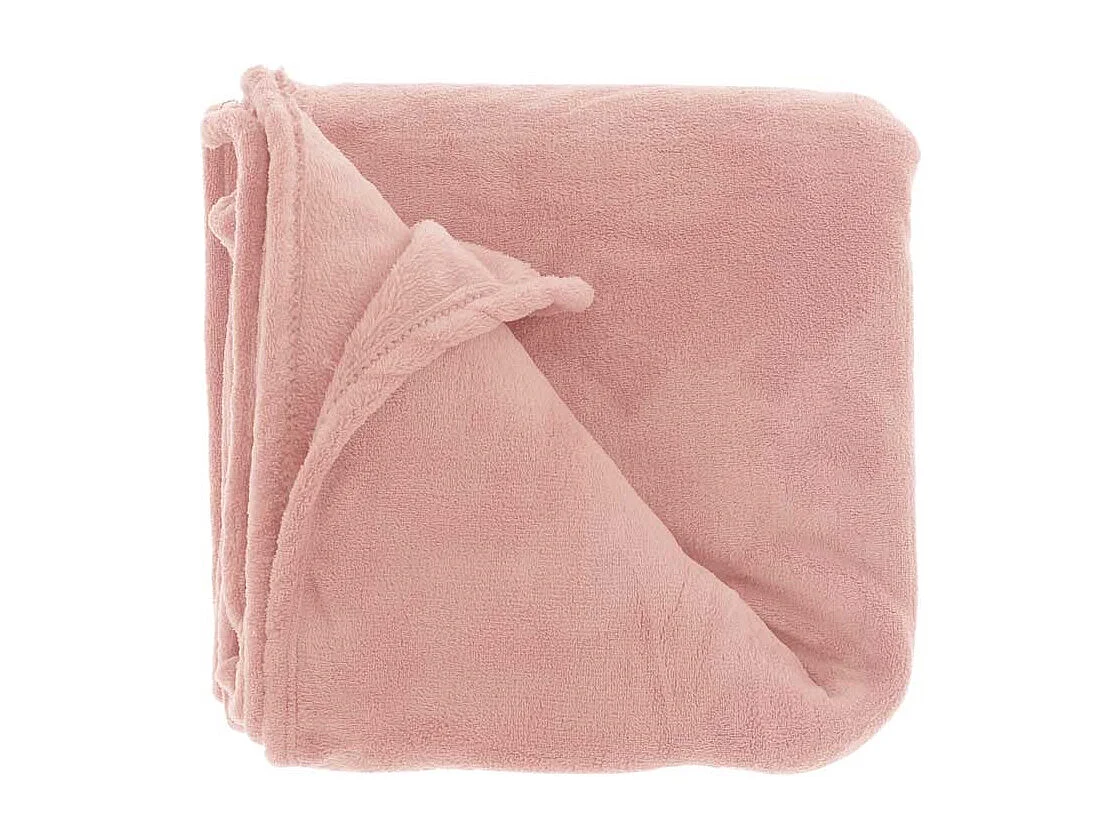 Plaid Claudi 130x160cm Vieux Rose