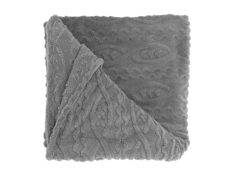 Plaid Plun Gris Foncé -150x200cm