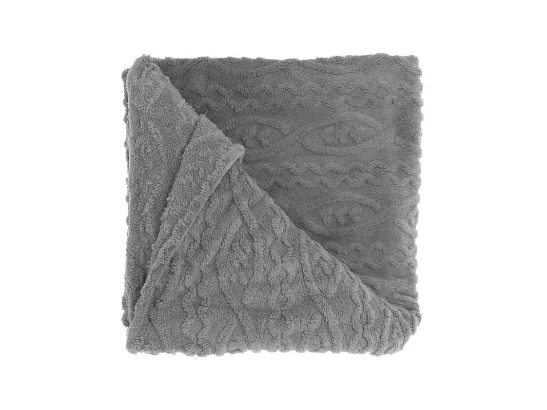 Plaid Plun Gris Foncé -150x200cm