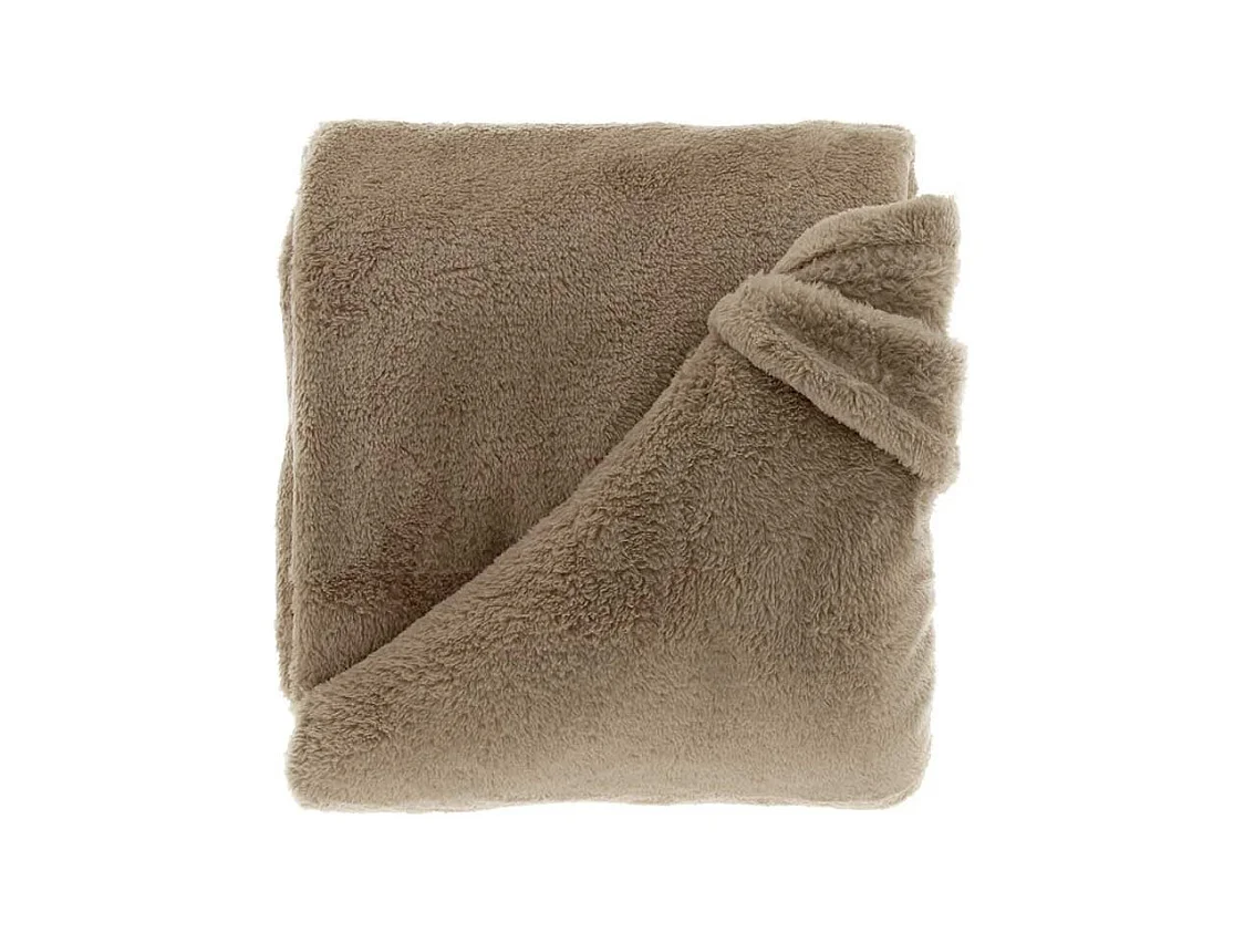 Plaid Justin Taupe -220x240cm