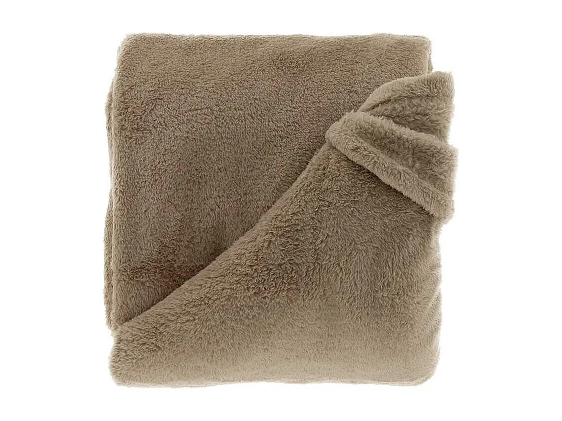 Plaid Justin Taupe -220x240cm