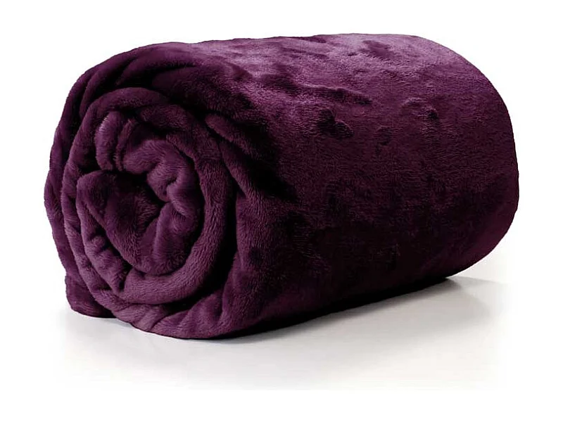 Enzo Plaid 130x180cm Dunkelviolett