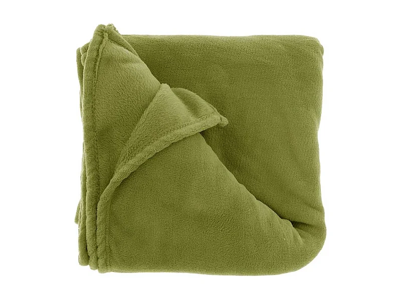 Plaid Claudi 130x160cm Vert Olive
